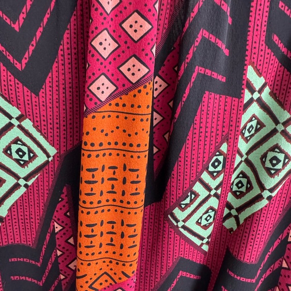 Diane Von Furstenberg Hathaway Multicolor Blouse size Small - Picture 9 of 12